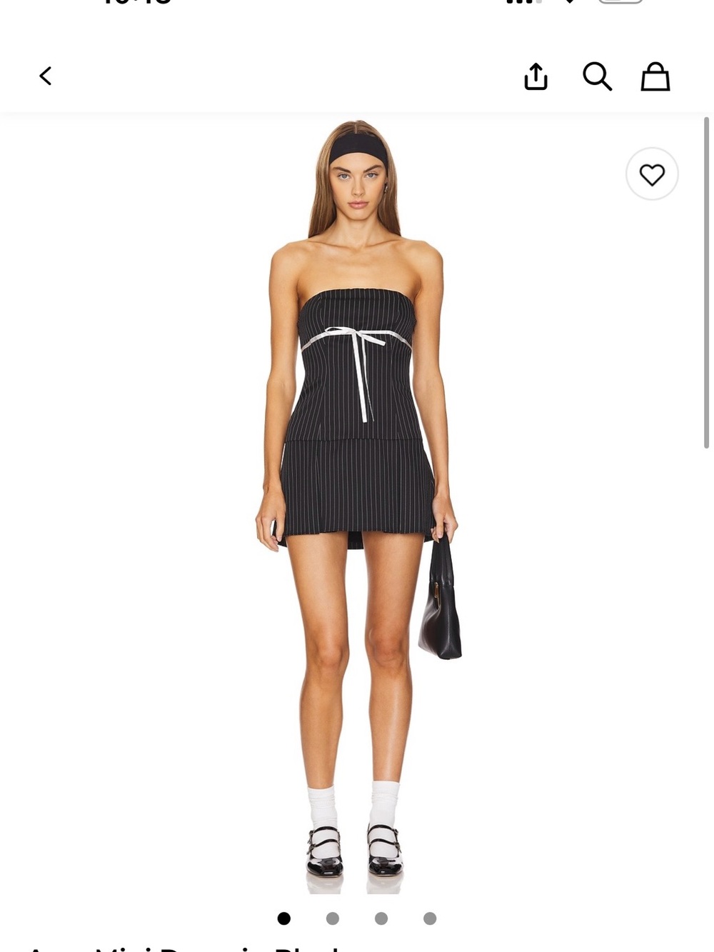 REVOLVE More to Come Amy Mini Dress in Black - NWOT